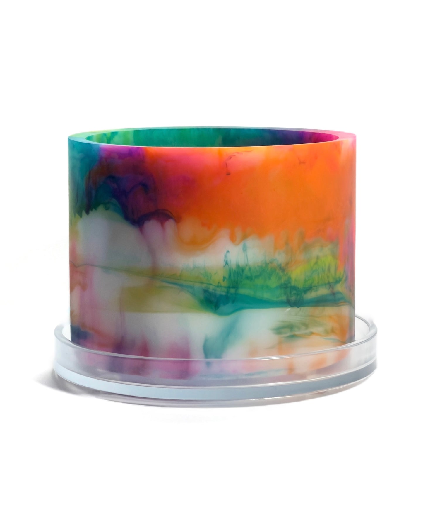 Color Explosion Resin Planter - 6 Inch Handmade Plant Pot | Terrestrial (Copy)