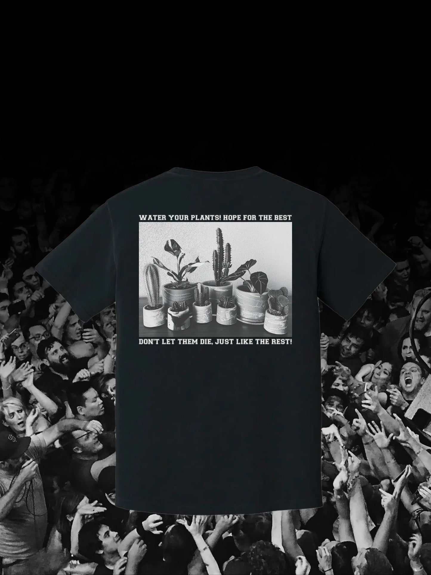 PLANT SHIRT - PLANT CITY HARDCORE HXC RIP Tee BACK