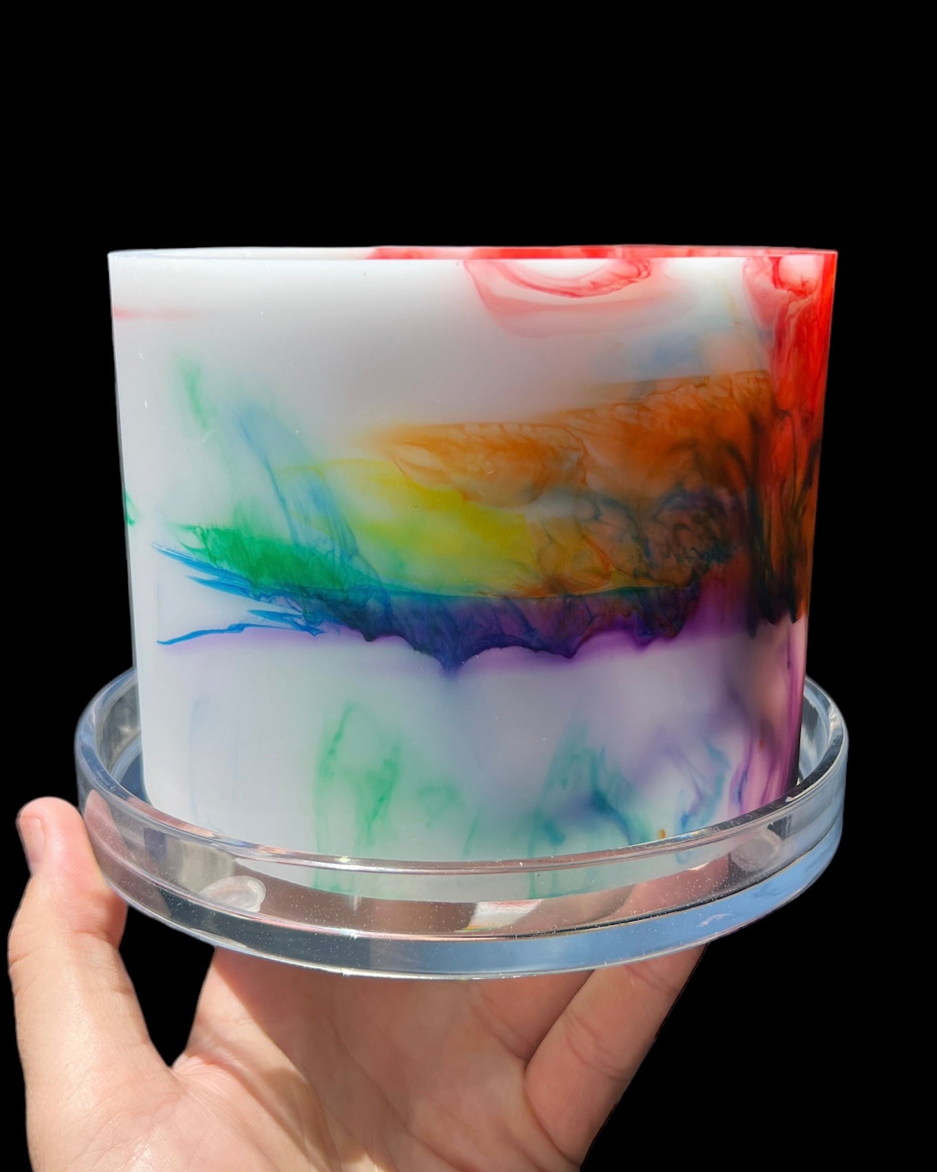 Plant Pot - Rainbow Color Explosion
