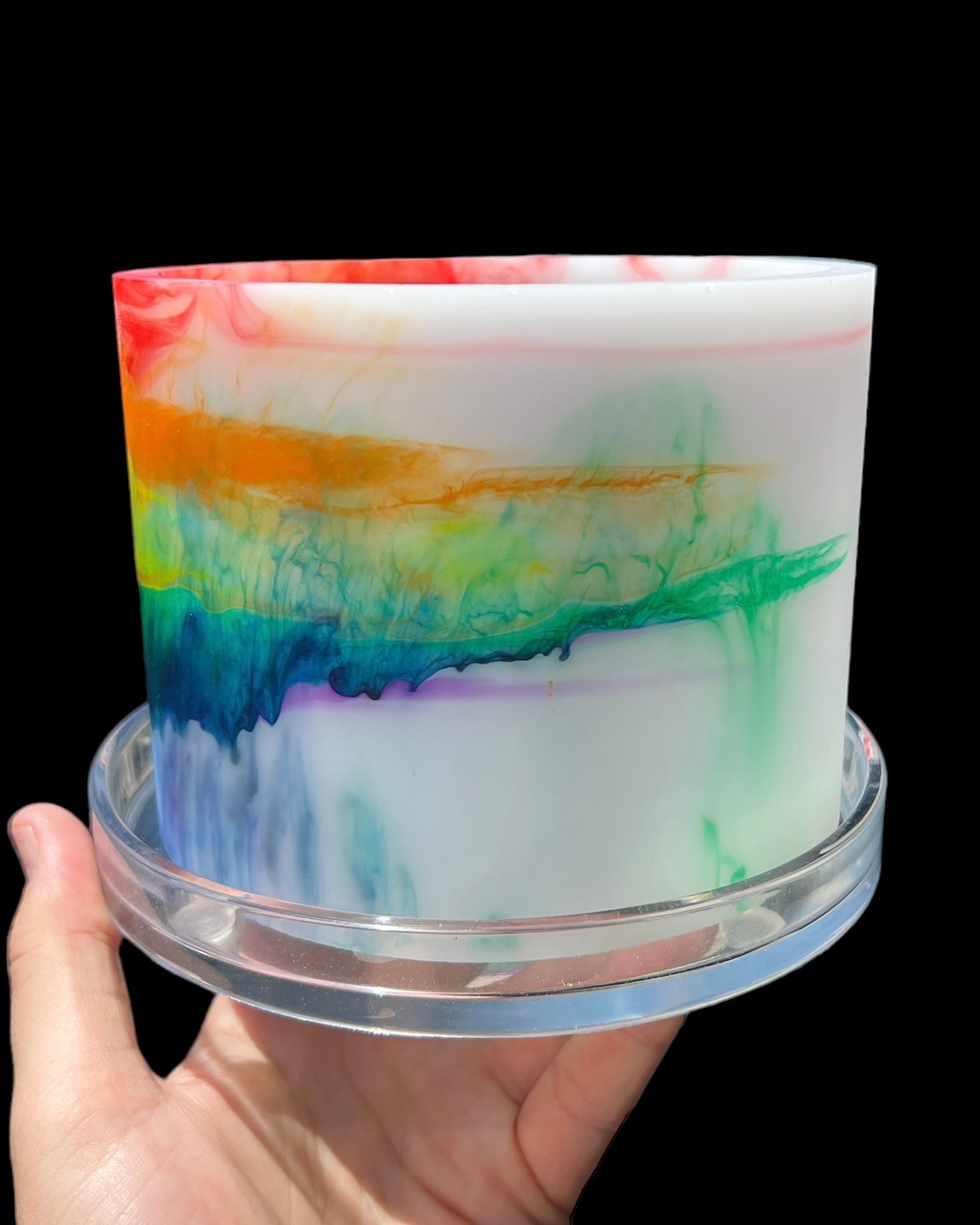 Plant Pot - Rainbow Color Explosion