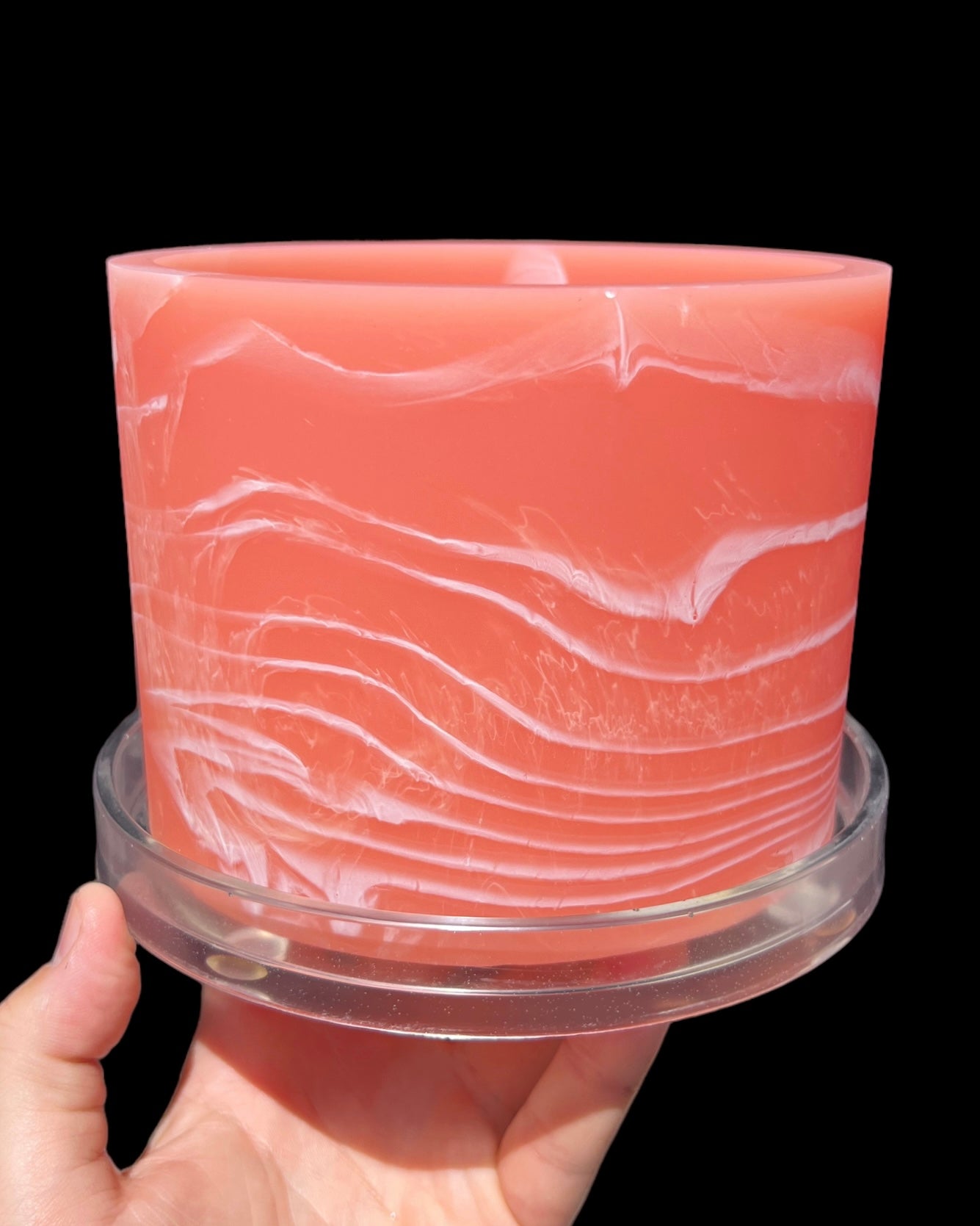 handmade resin plant pot 6 inch indoor planter with drainage