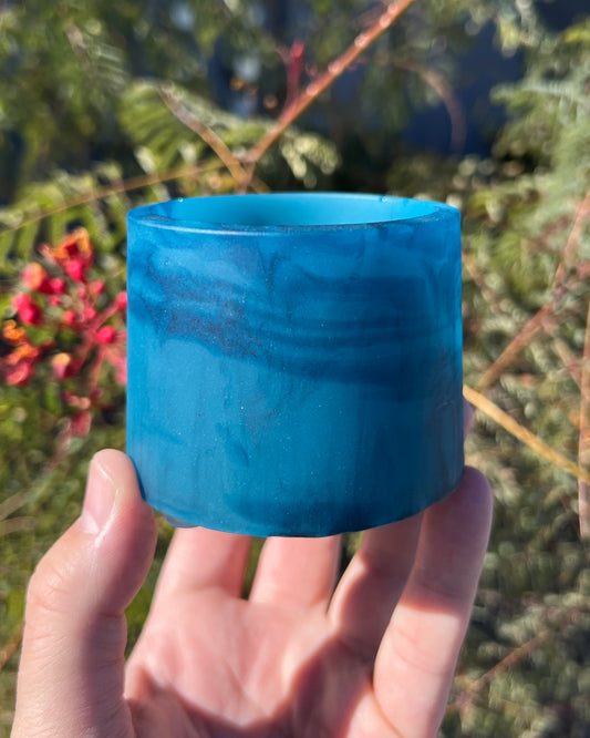 Plant Pot - Blue Monochromatic Mini