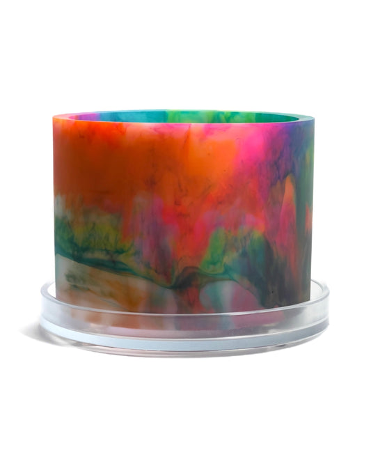 Color Explosion Resin Planter - 6 Inch Handmade Plant Pot | Terrestrial (Copy)