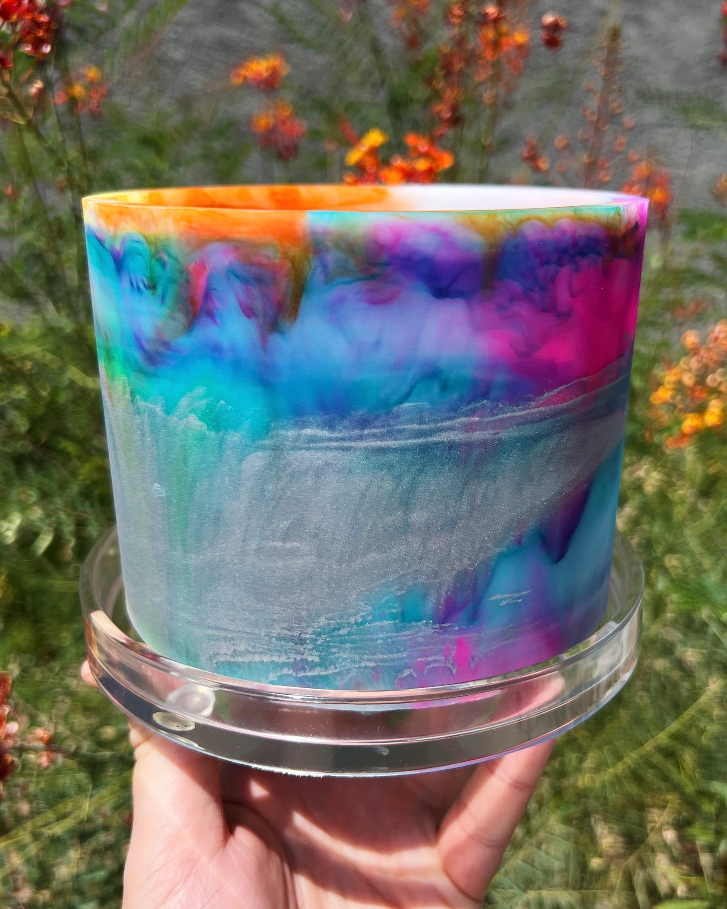 Plant Pot - Galactic Color Explosion