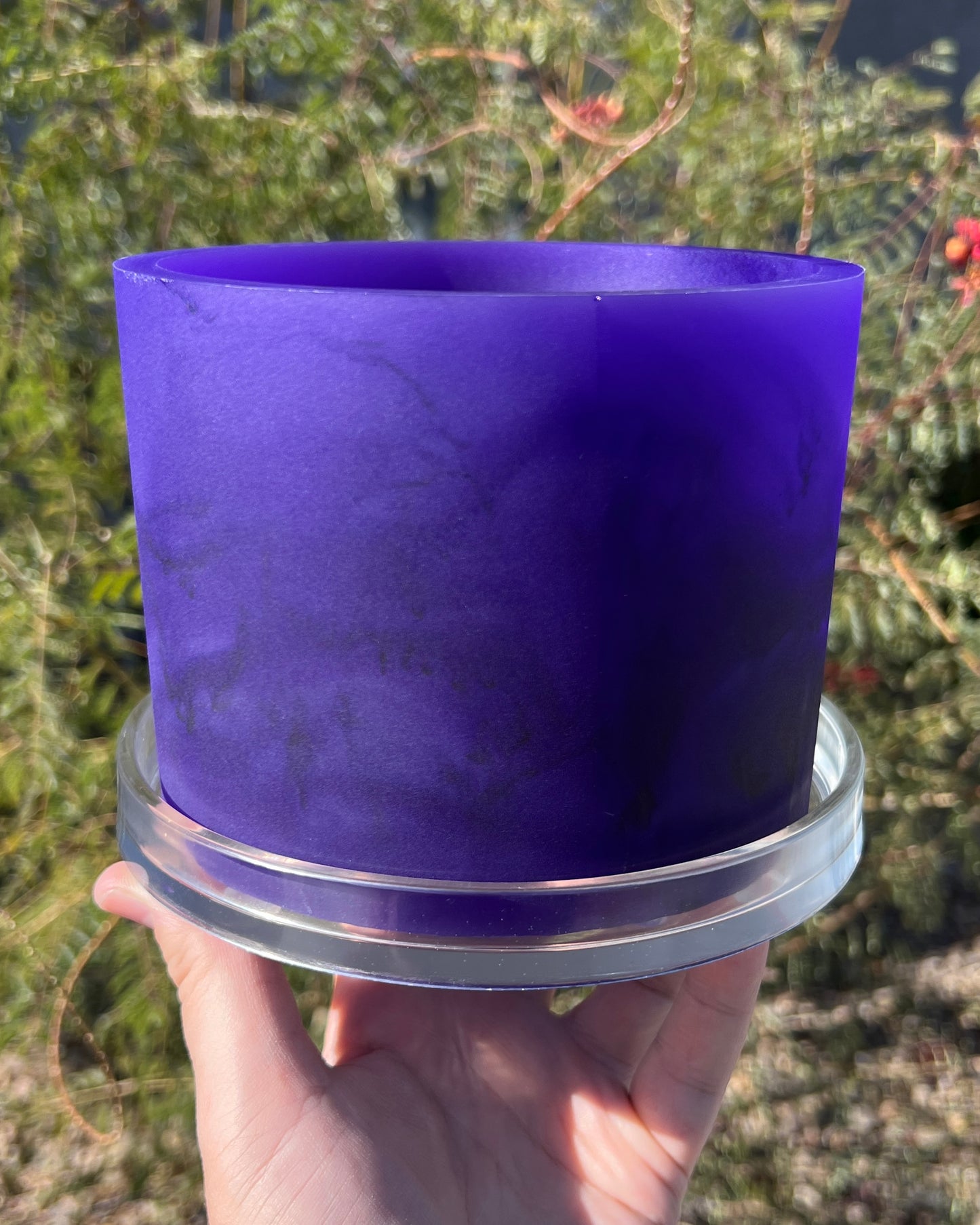 Plant Pot - Purple Monochromatic