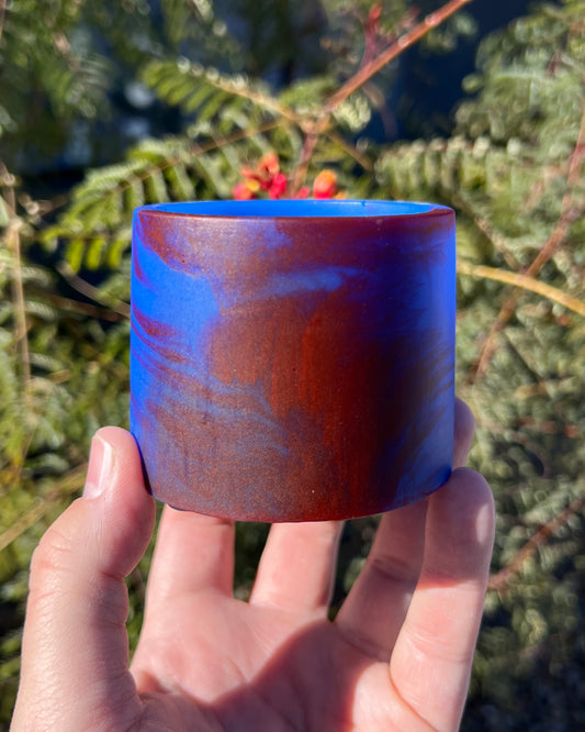 Plant Pot - Sapphire Blue | Red Mini