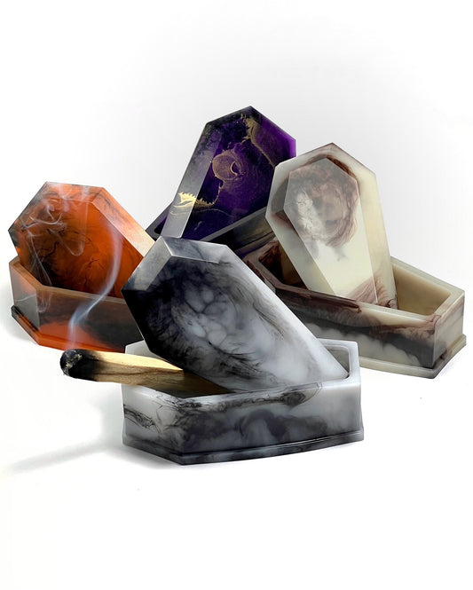 COFFIN Handmade Resin Trinket Box | Terrestrial