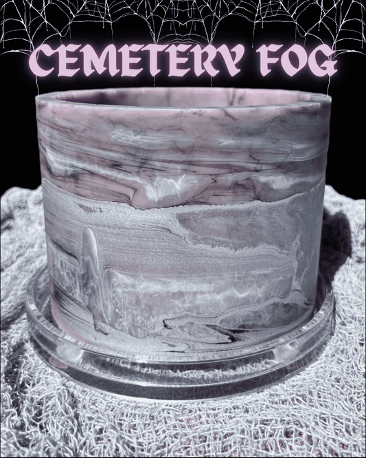 Halloween-plant-pot-lavender-silver-black-cemetery-fog