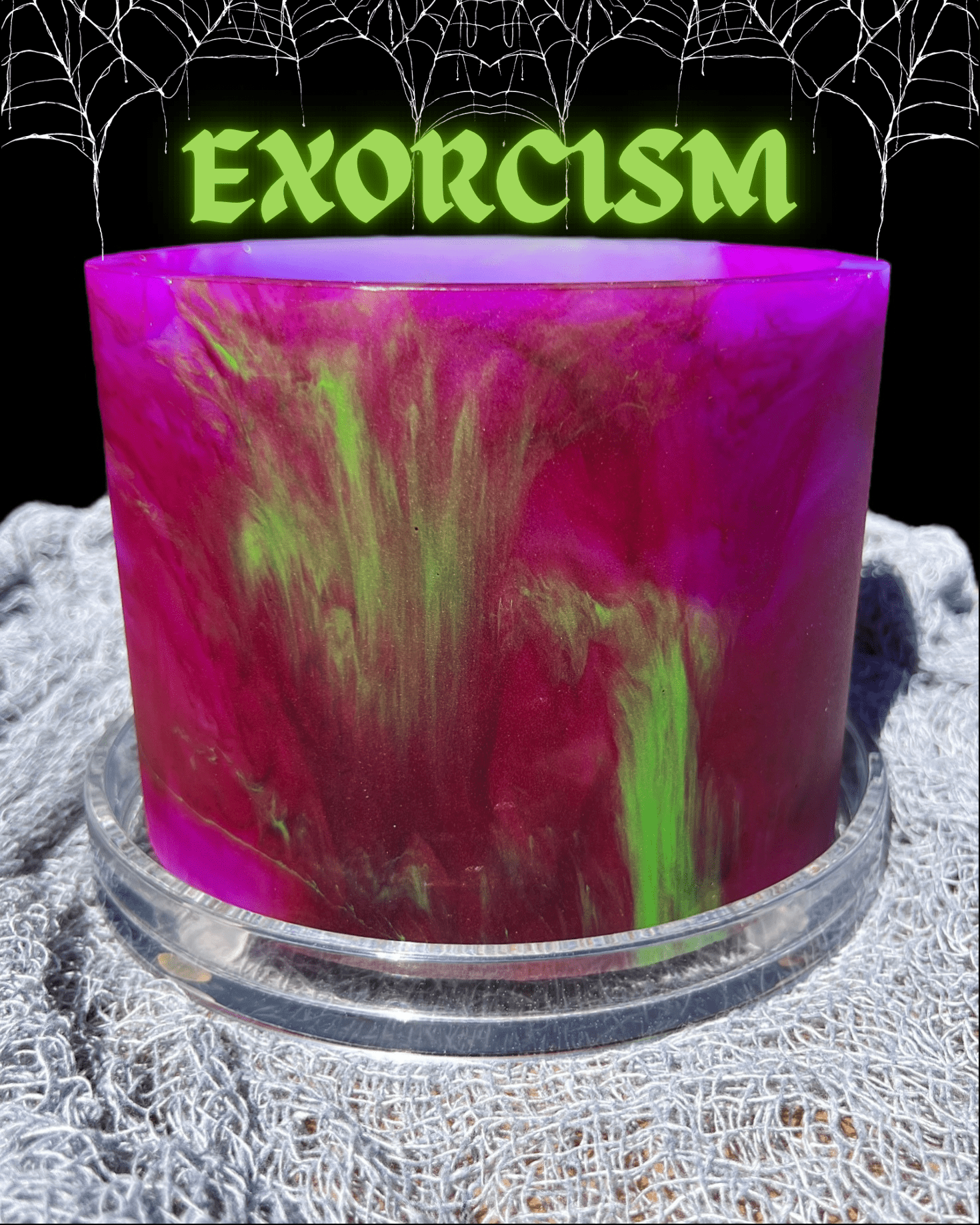 Halloween-plant-pot-pink-putple-lime-green-exorcism