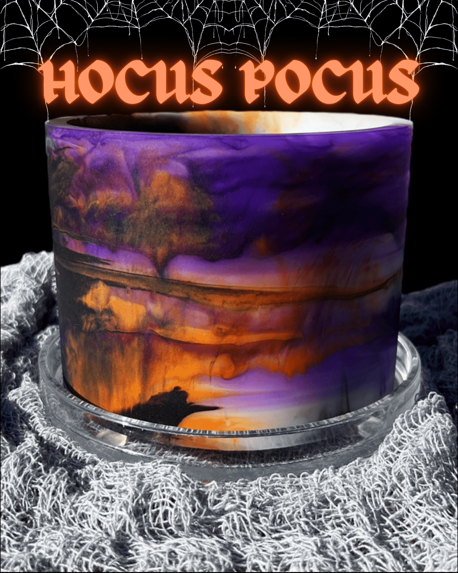 Halloween-plant-pot-purple-whote-orange-hocus-pocus