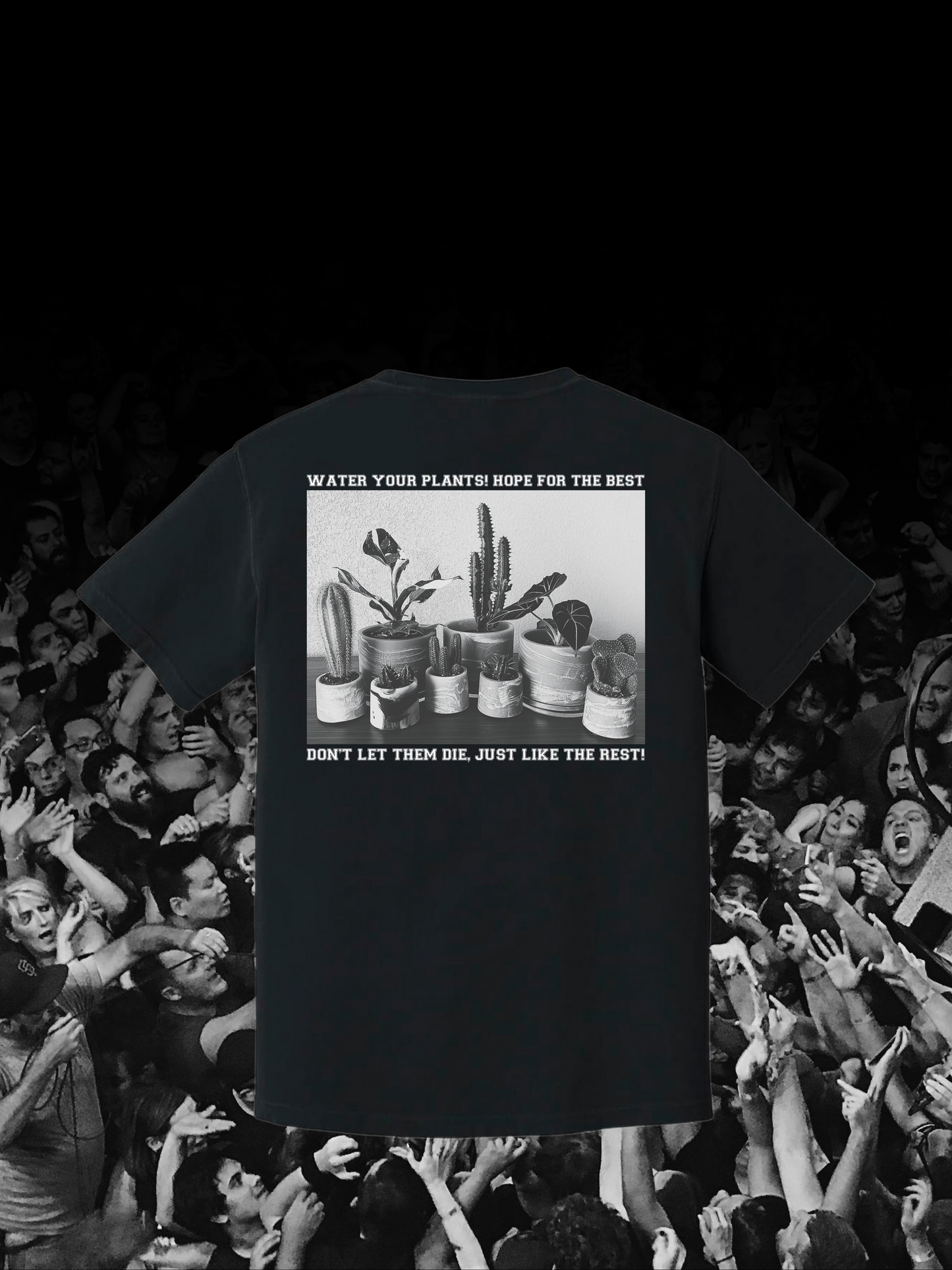 PLANT SHIRT - PLANT CITY HARDCORE - HXC RIP Tee back