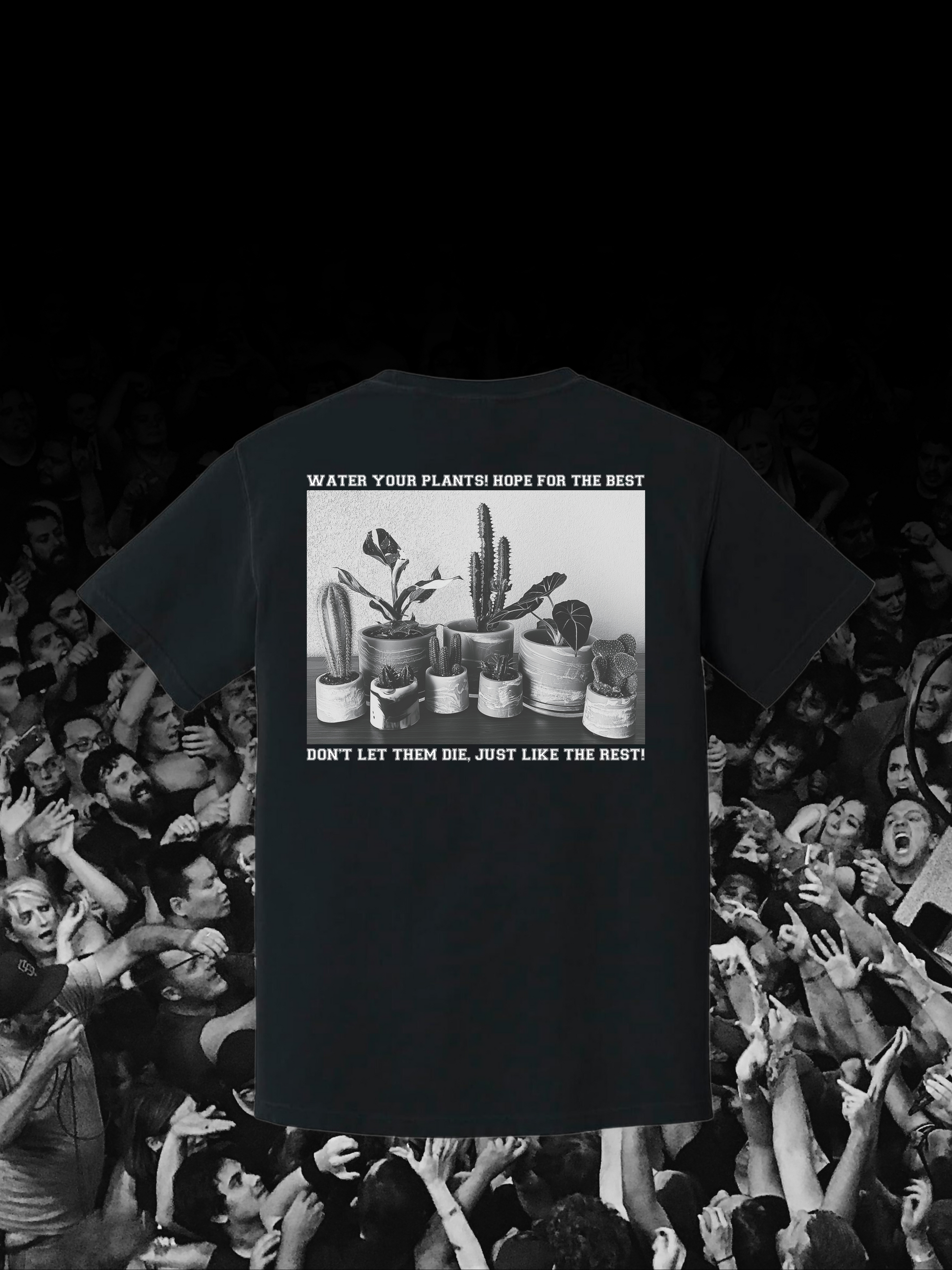 PLANT SHIRT - PLANT CITY HARDCORE - HXC RIP Tee back