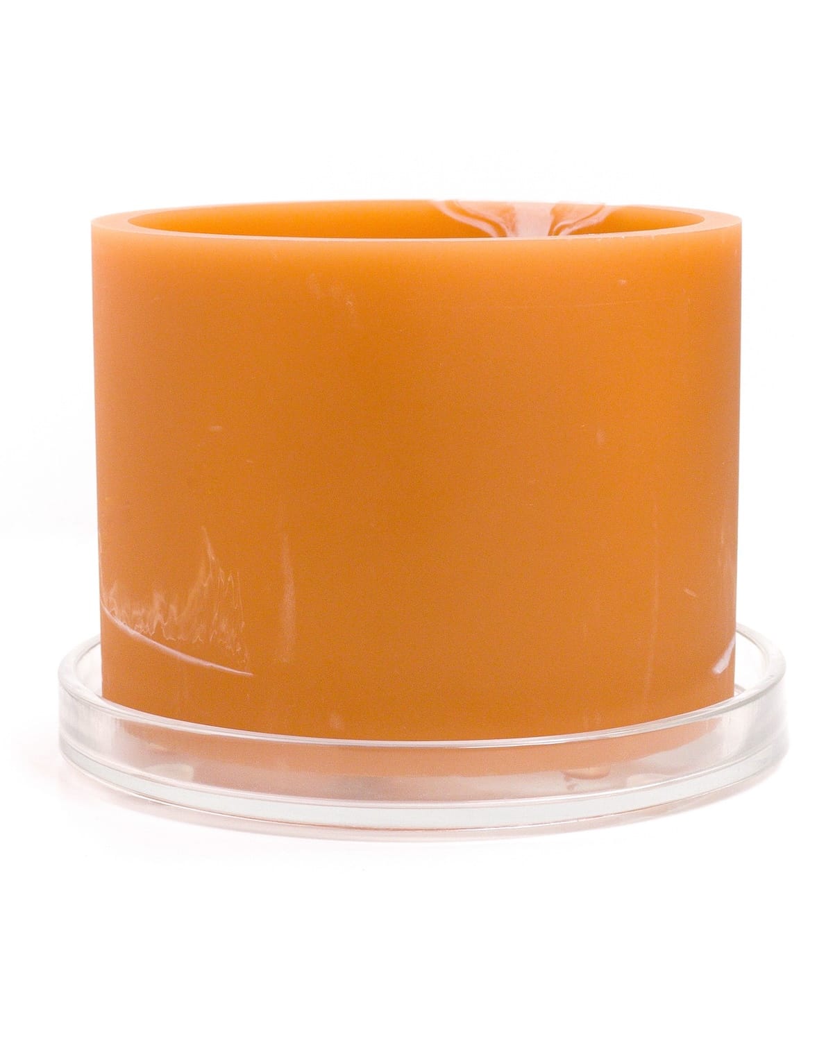 apricot orange white handmade resin plant pot 6 inch indoor planter with drainage