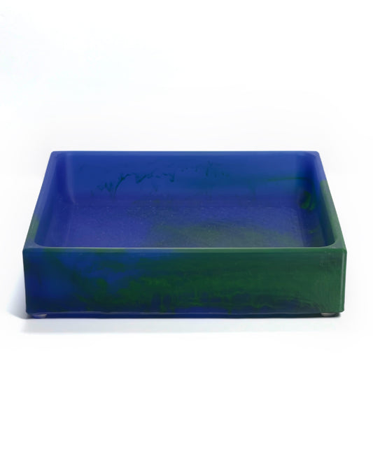 Catch All Tray - Sapphire & Lime | Terrestrial