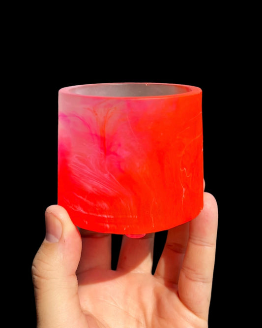 Plant Pot - Orange | Hot Pink | Clear Mini