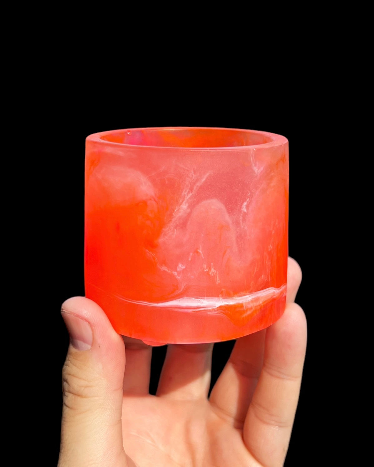 Plant Pot - Clear | Orange | Hot Pink | White Mini