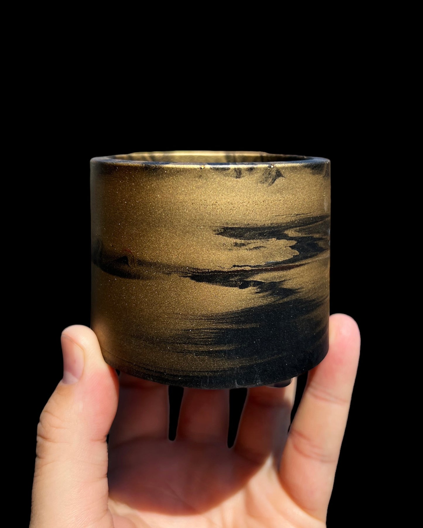 Plant Pot - VGK - Gold | Black Mini