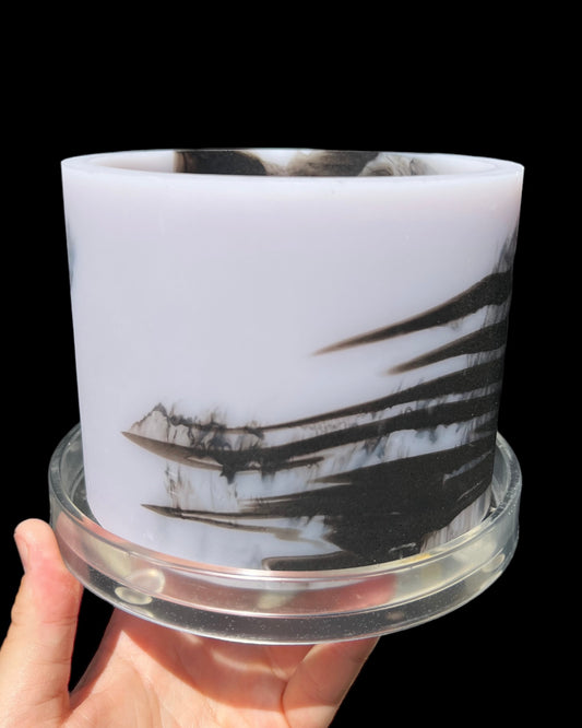 Plant Pot - lilac | black