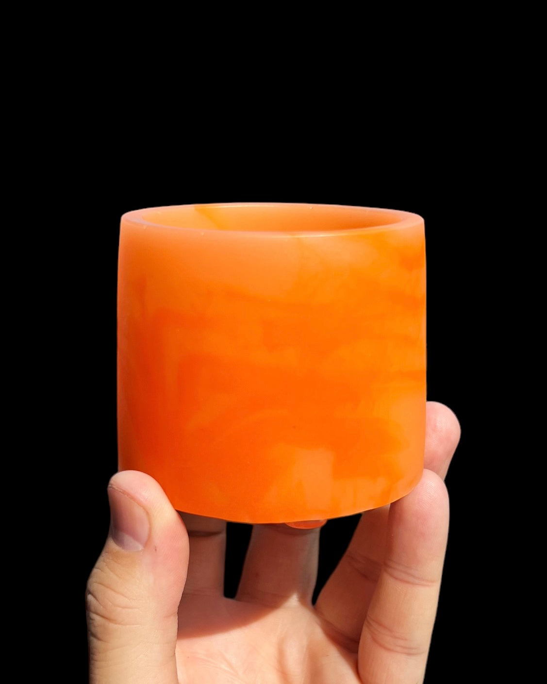 Plant Pot - Orange Monochromatic Mini