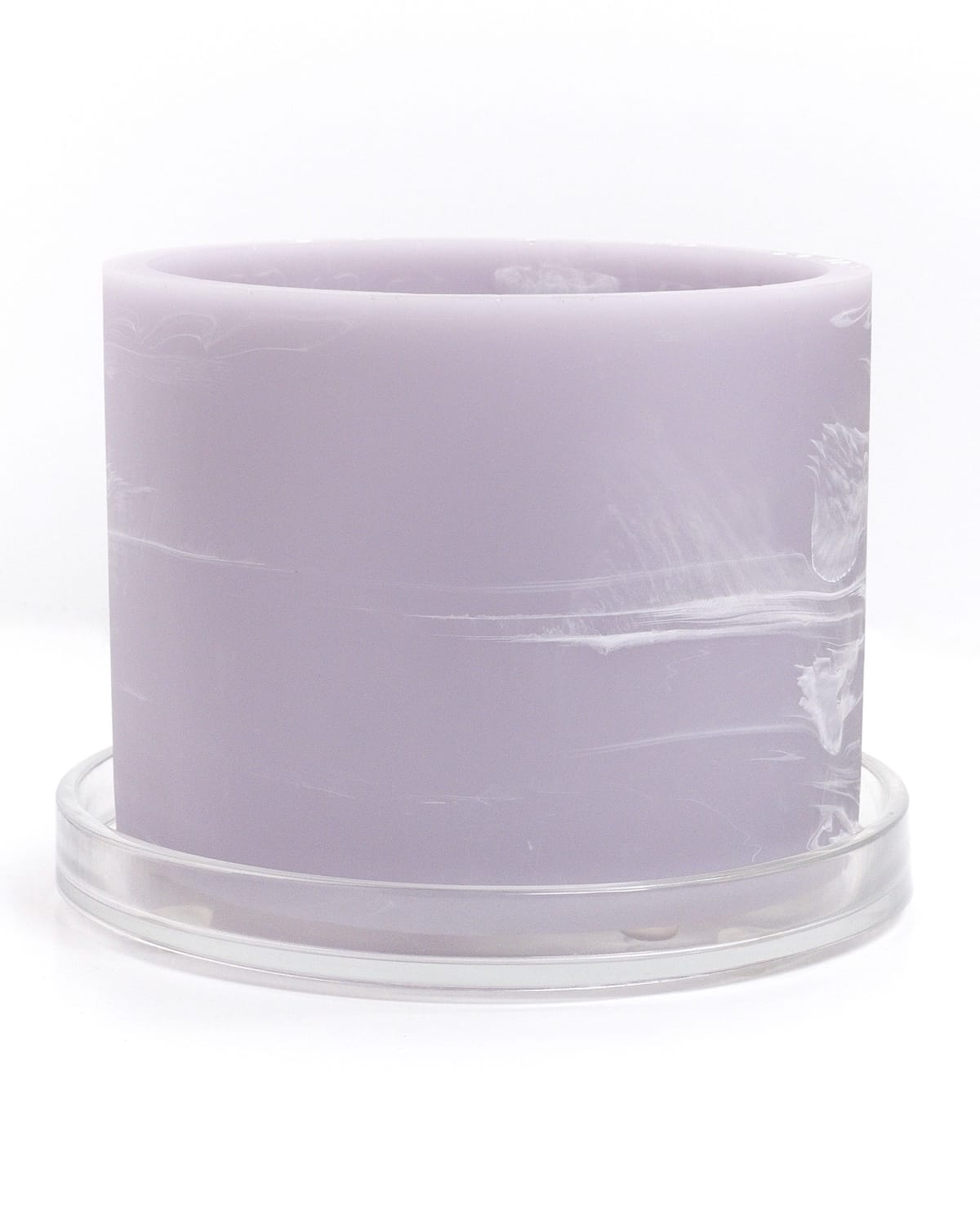 lavender purple white handmade resin plant pot 6 inch indoor planter with drainage