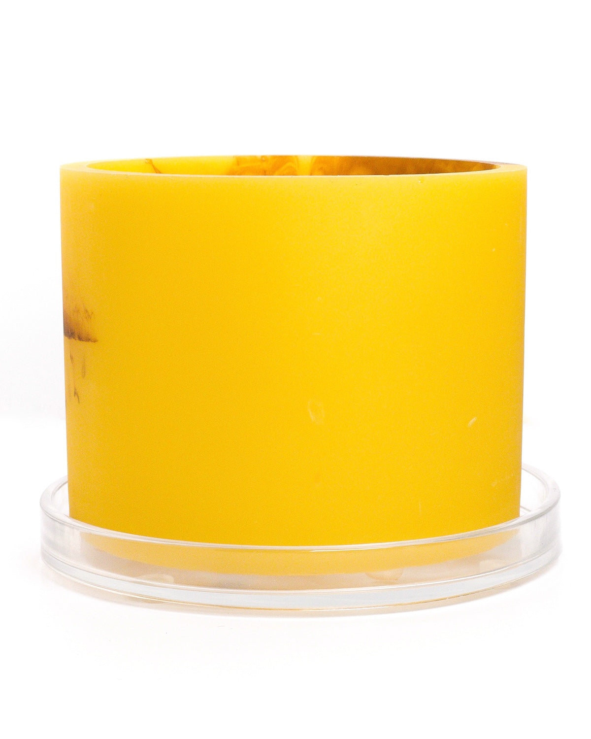 ripe banana yellow brown handmade resin plant pot 6 inch indoor planter with drainage