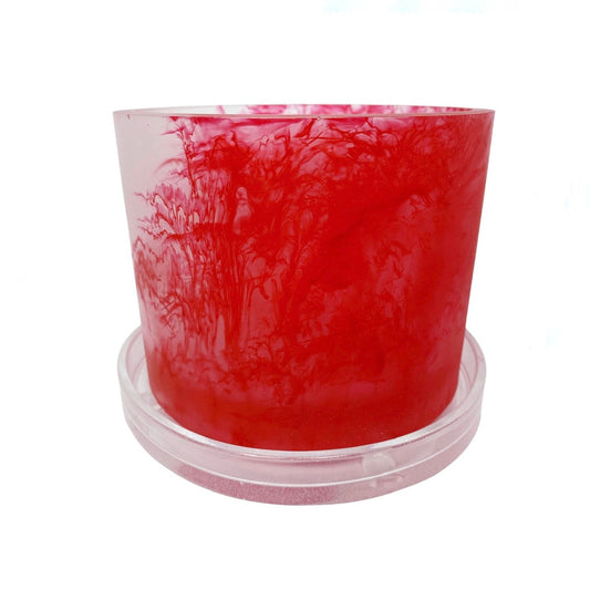 Plant Pot - Clear | Red Rorschach