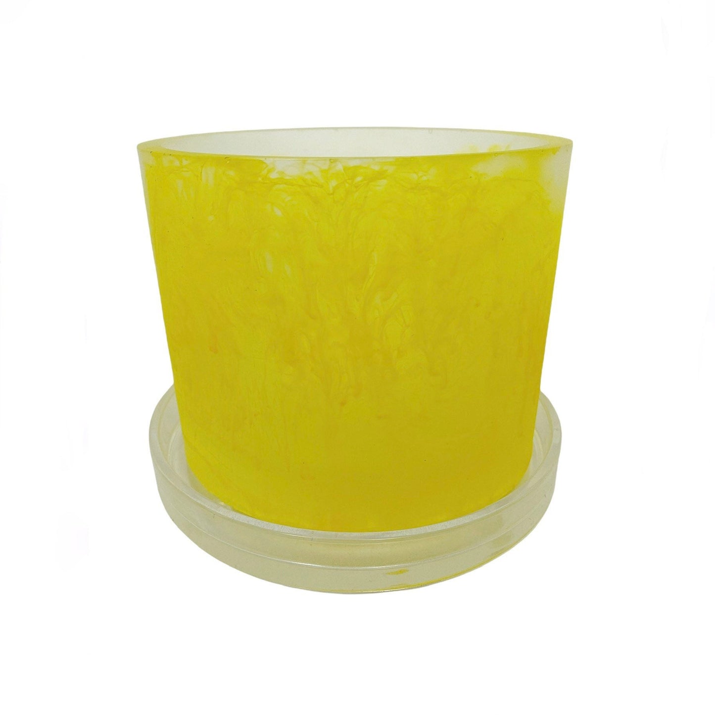 Plant Pot - Clear | Yellow Rorschach