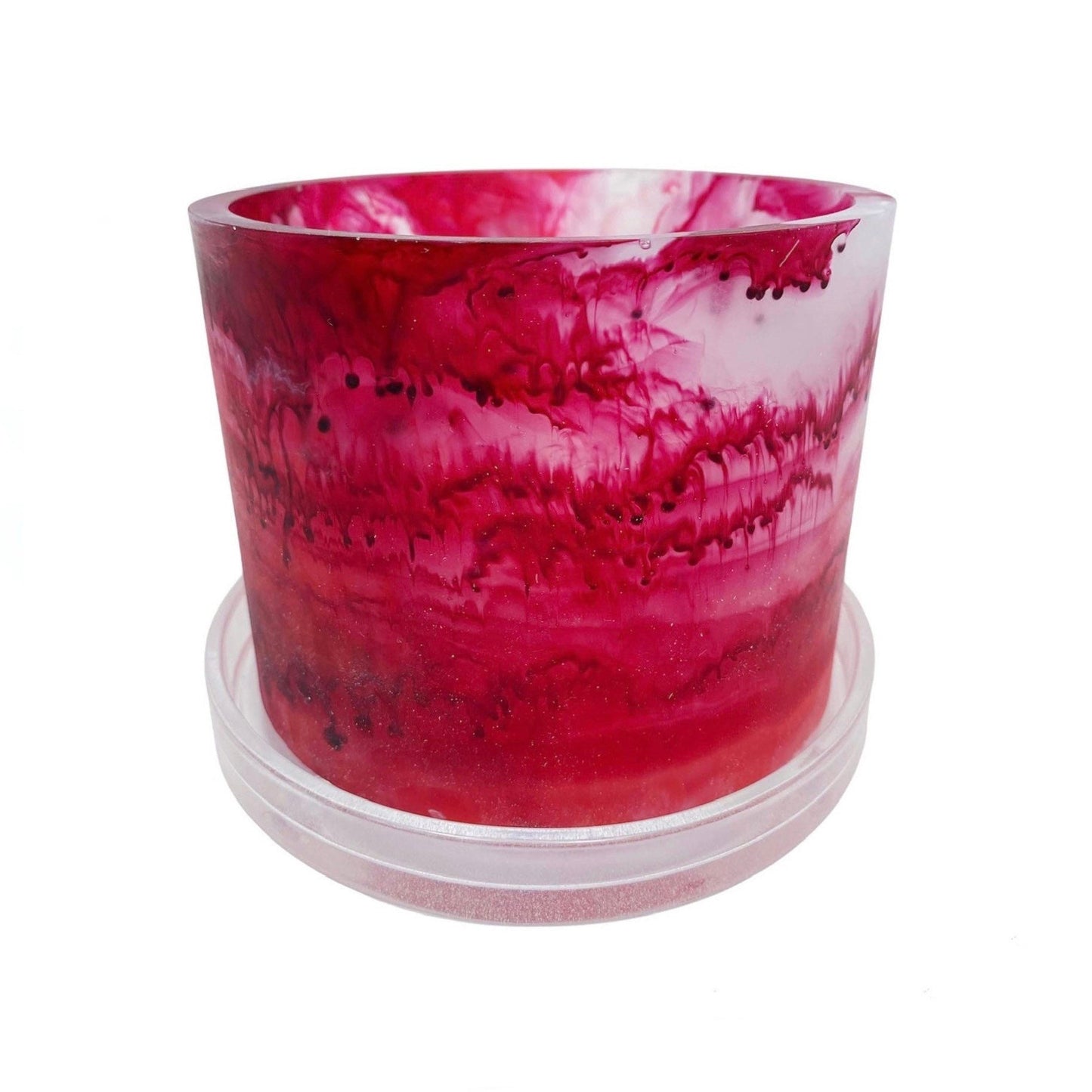 Plant Pot - Red | Burgundy | White | Clear