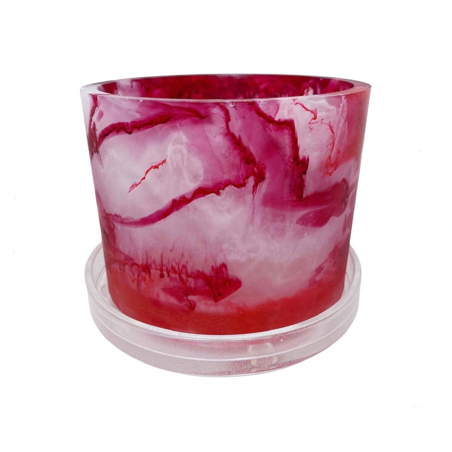 Plant Pot - Red | Burgundy | White | Clear