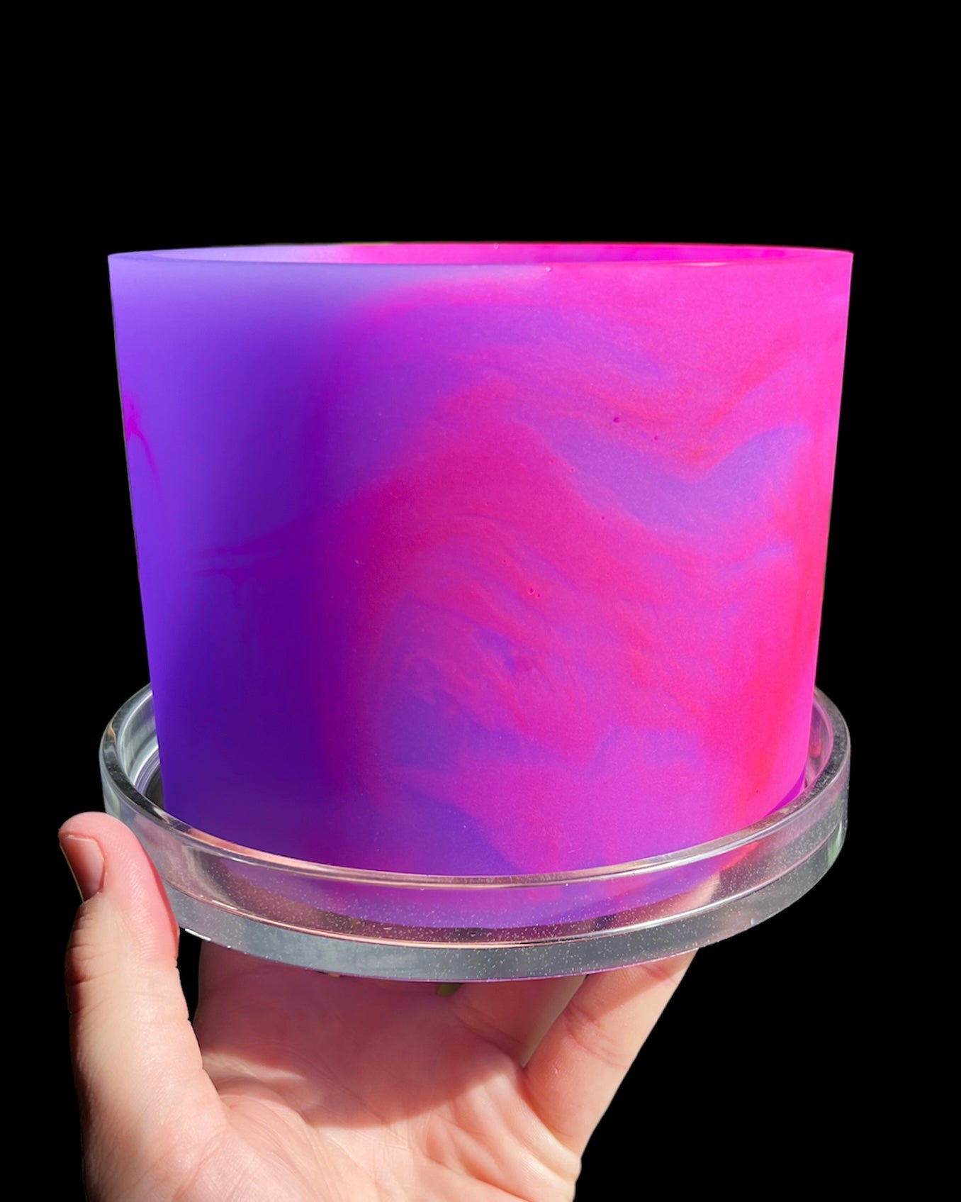 Plant Pot - Violet | Hot pink Rorschach